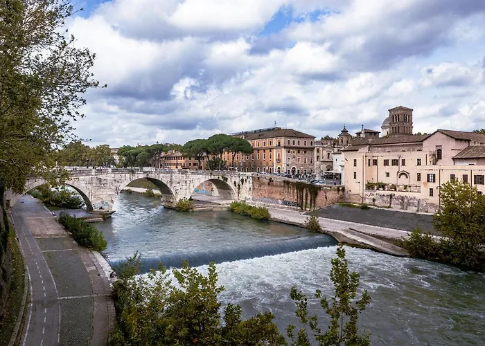 Daire Tiberina Rooftop Trastevere Roma